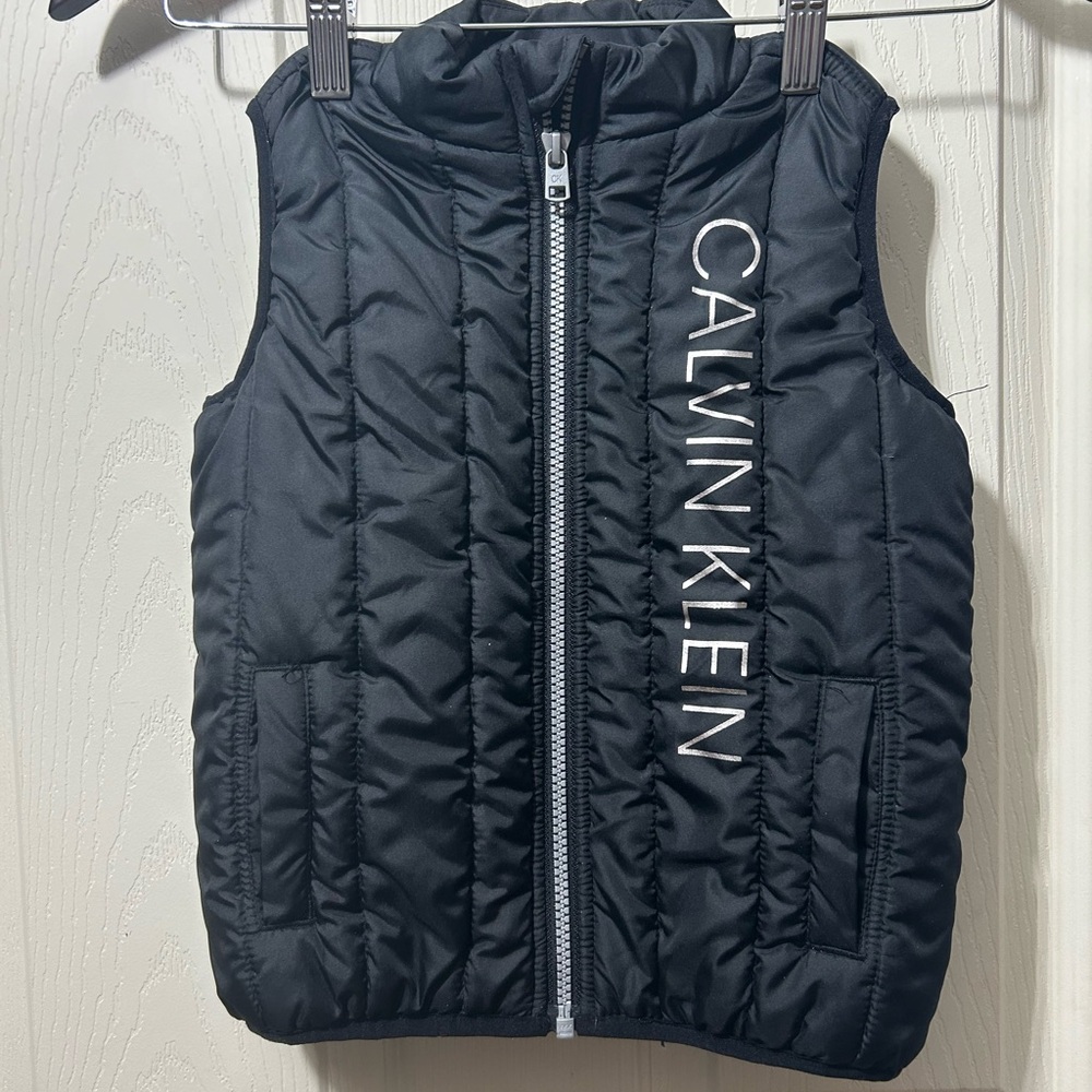 Calvin Klein Jeans Kids Black Quilted Vest Size 3